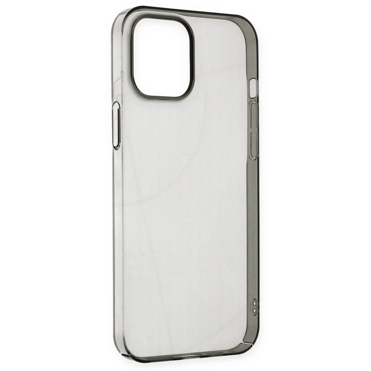 Apple iPhone 14 Pro Kılıf Pc Sert Şeffaf Kapak - Siyah