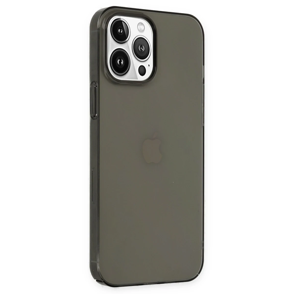 Apple iPhone 14 Pro Kılıf Pc Sert Şeffaf Kapak - Siyah