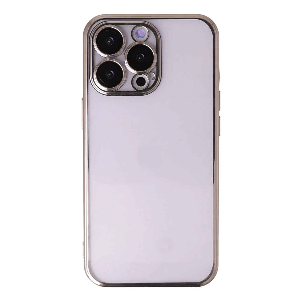 Apple iPhone 14 Pro Kılıf Razer Lensli Silikon - Gold