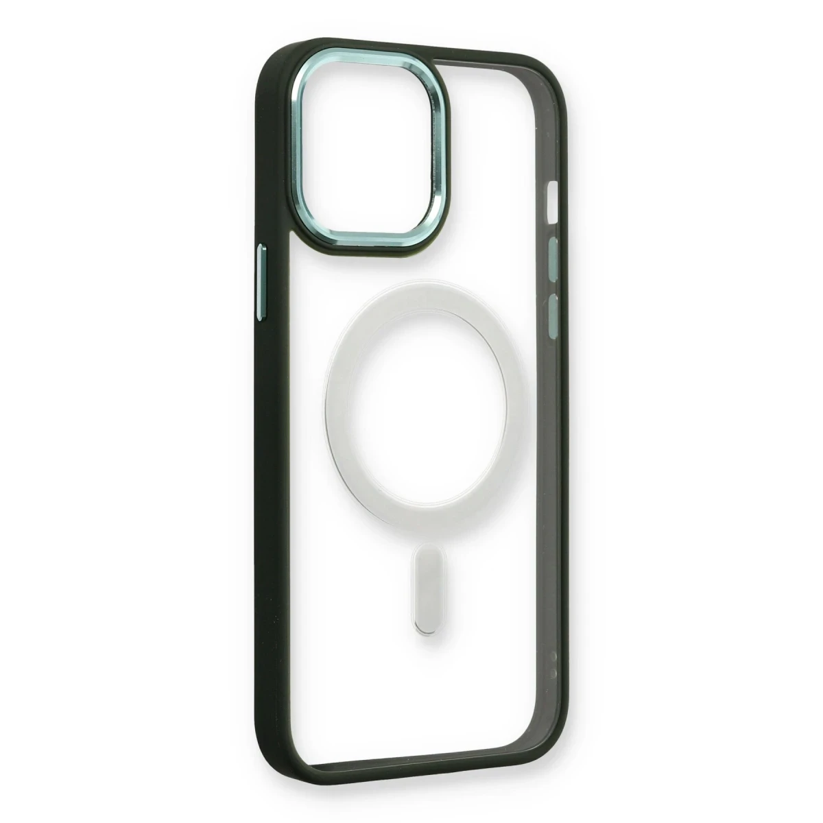 Apple iPhone 14 Pro Kılıf Room Magneticsafe Silikon - Köknar Yeşili