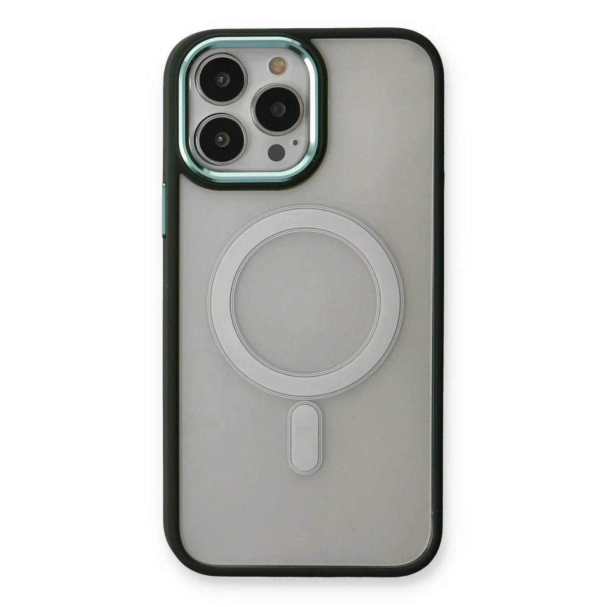 Apple iPhone 14 Pro Kılıf Room Magneticsafe Silikon - Köknar Yeşili