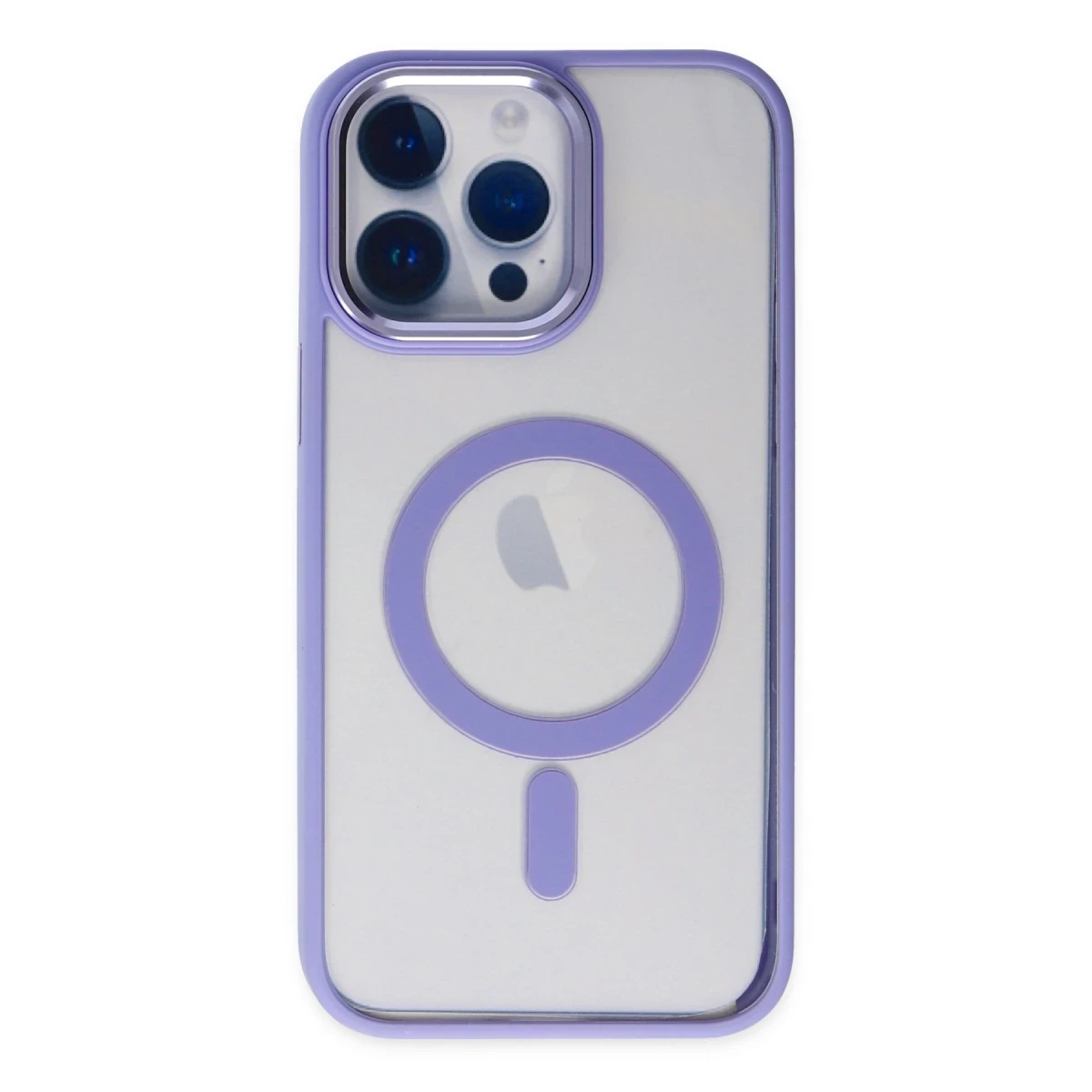Apple iPhone 14 Pro Kılıf Room Magneticsafe Silikon - Lila