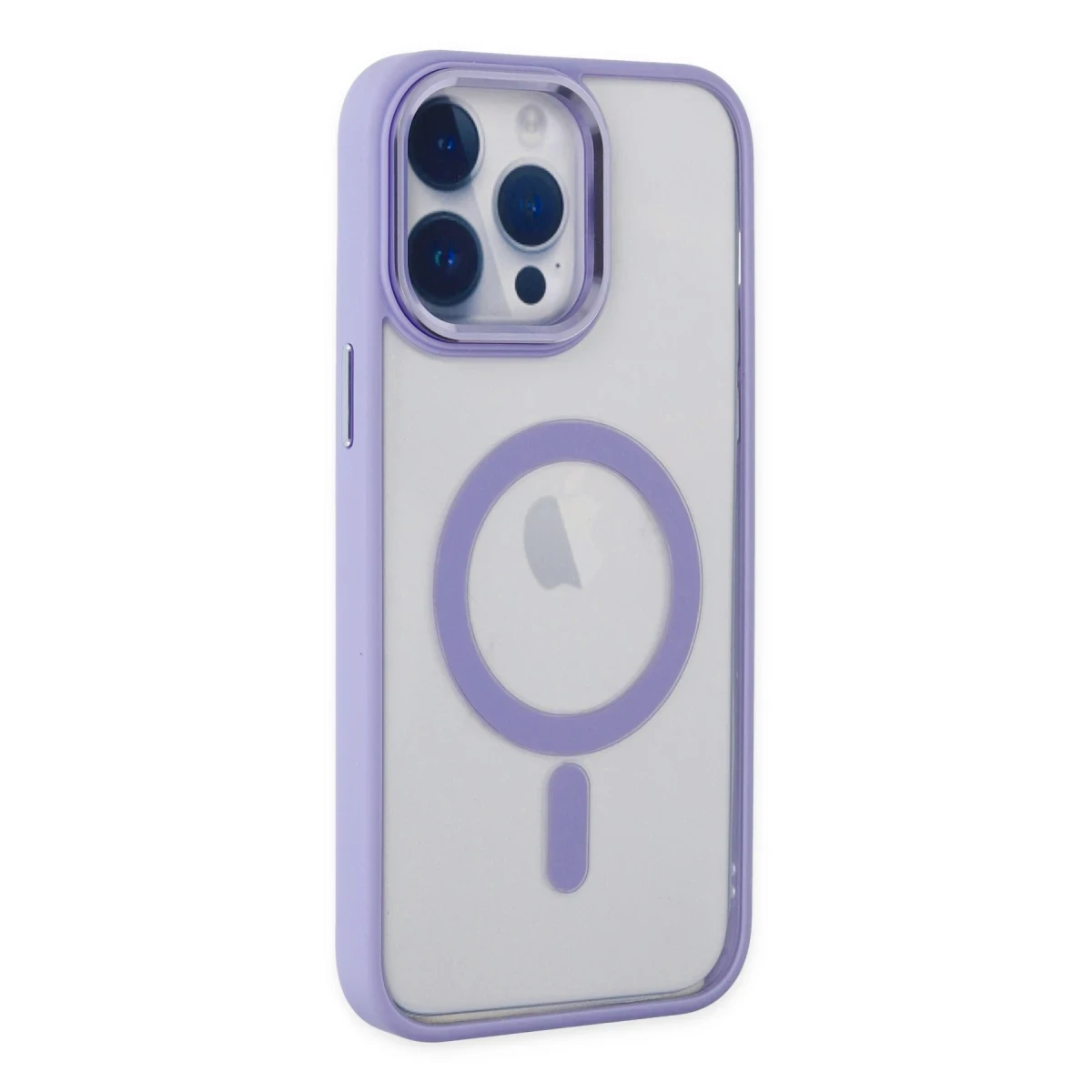 Apple iPhone 14 Pro Kılıf Room Magneticsafe Silikon - Lila