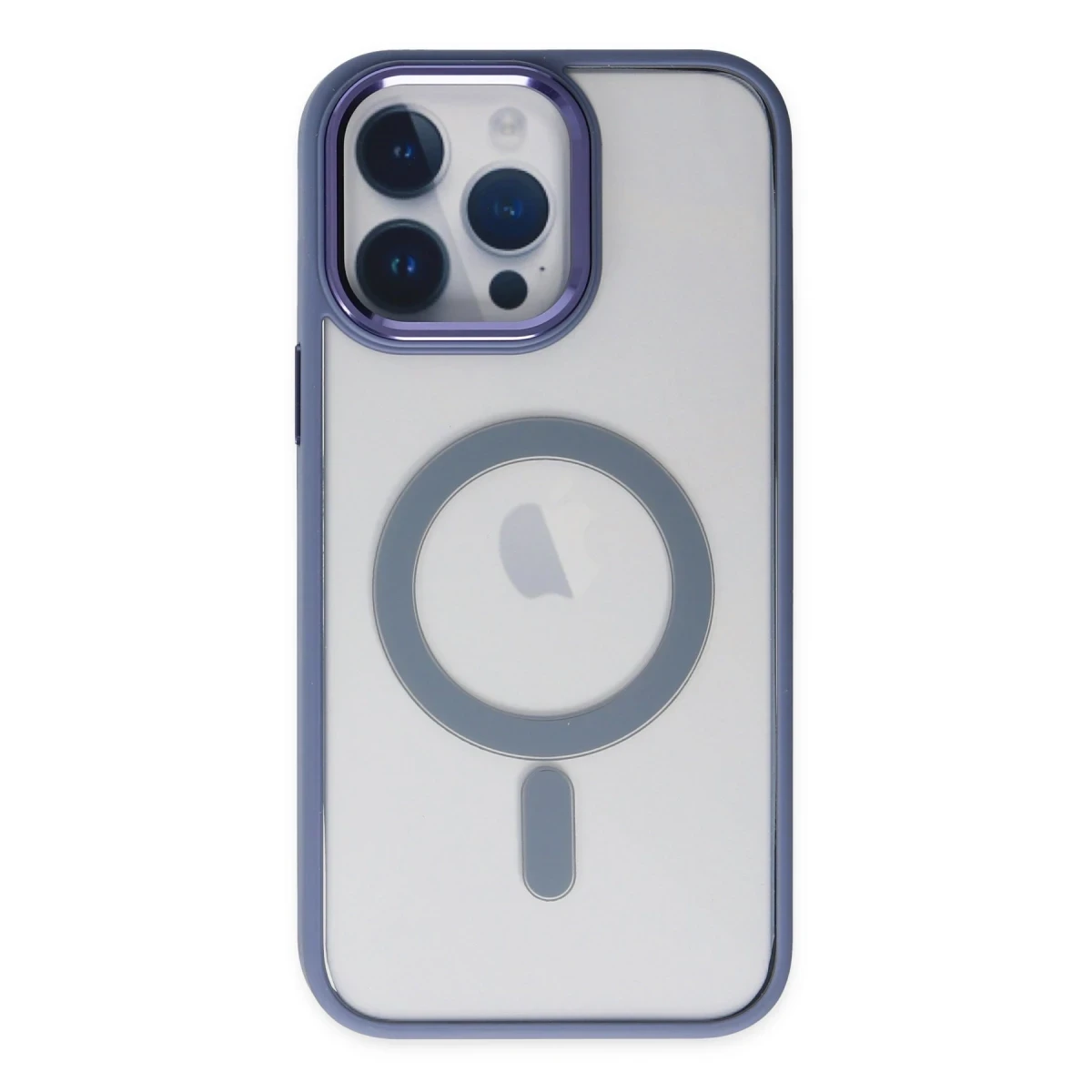 Apple iPhone 14 Pro Kılıf Room Magneticsafe Silikon - Sierra Blue