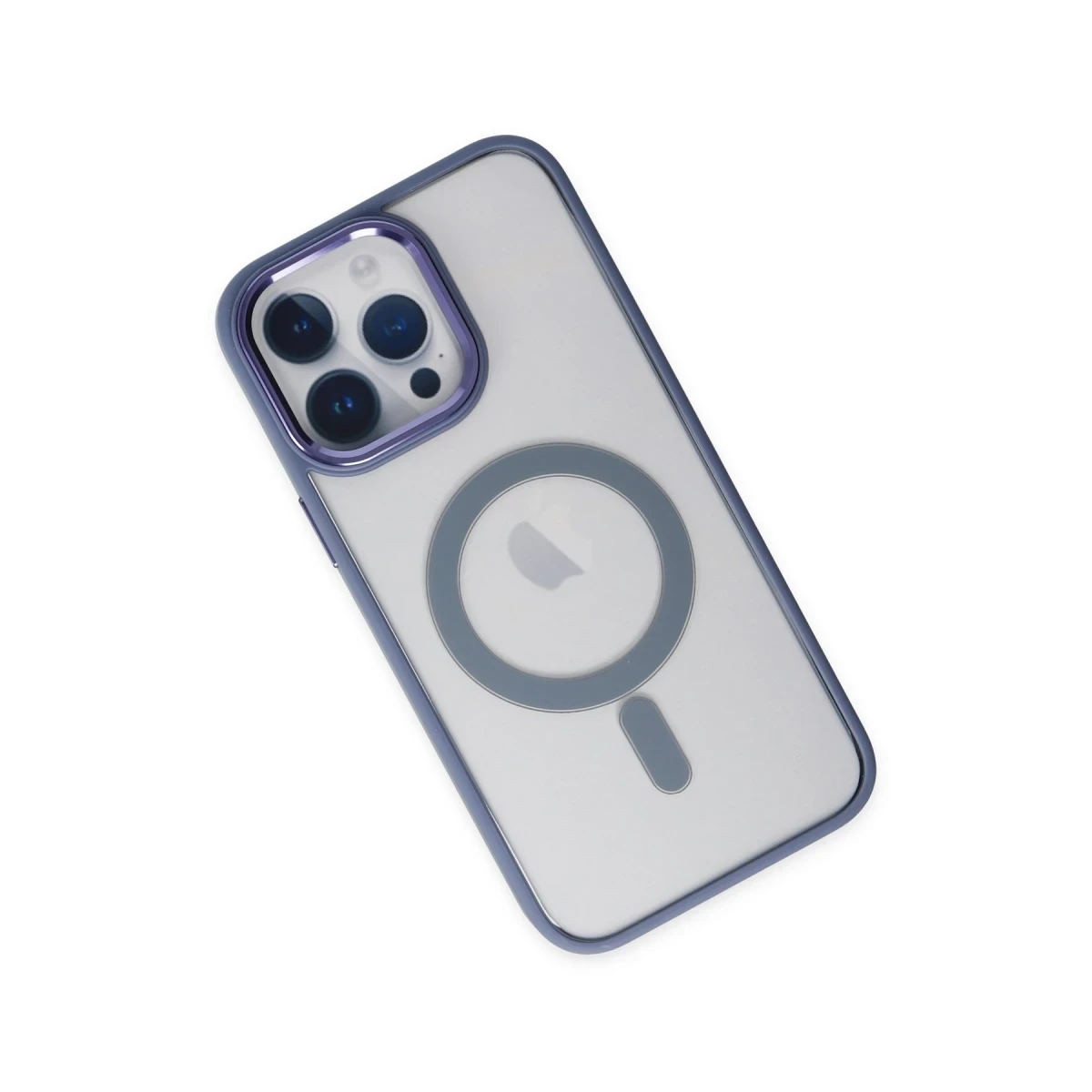 Apple iPhone 14 Pro Kılıf Room Magneticsafe Silikon - Sierra Blue