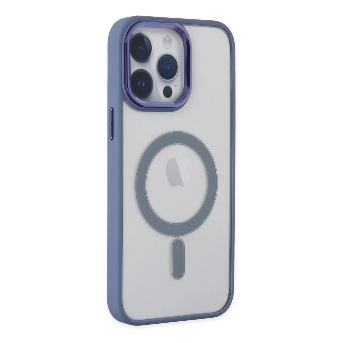 Apple iPhone 14 Pro Kılıf Room Magneticsafe Silikon - Sierra Blue
