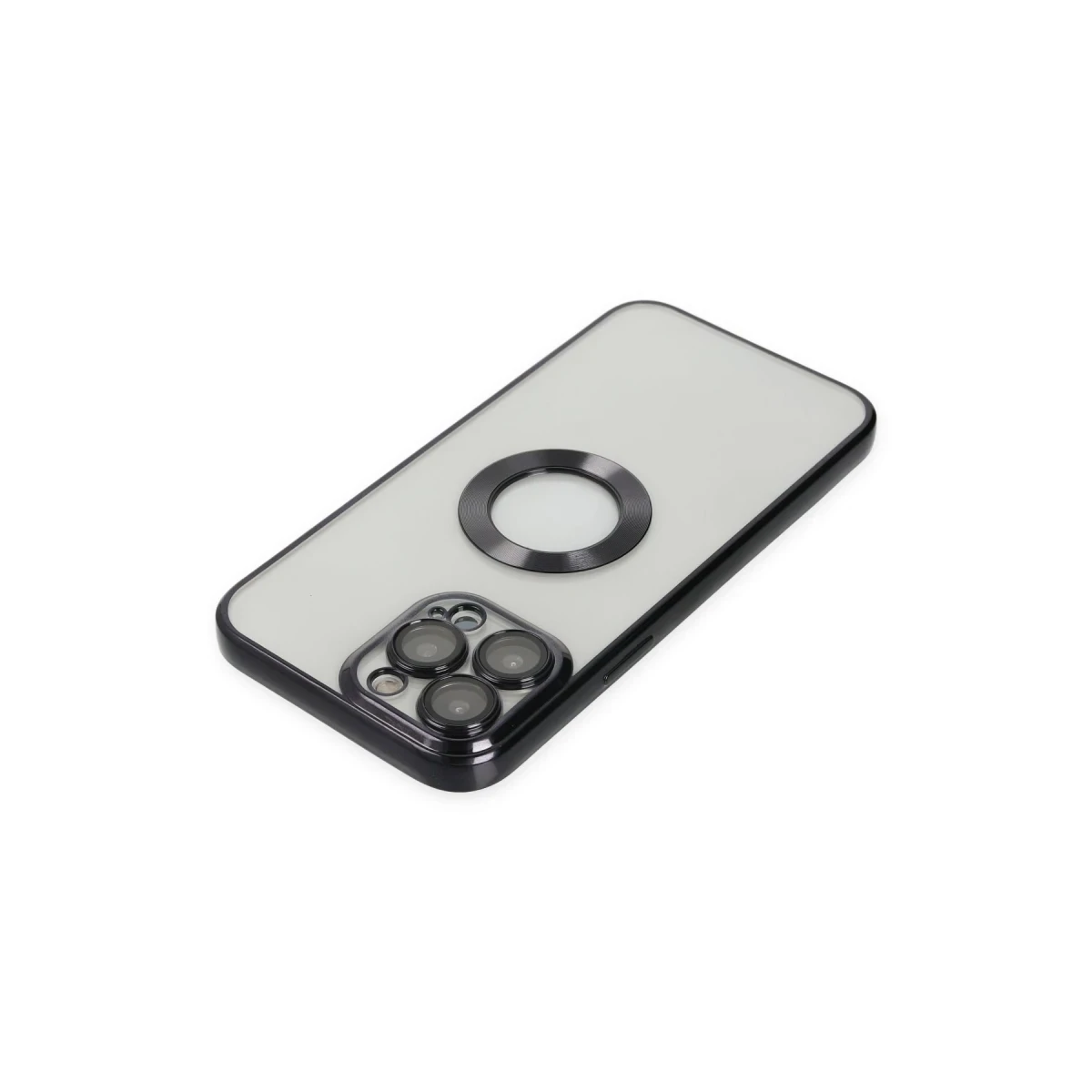 Apple iPhone 14 Pro Kılıf Slot Silikon - Siyah