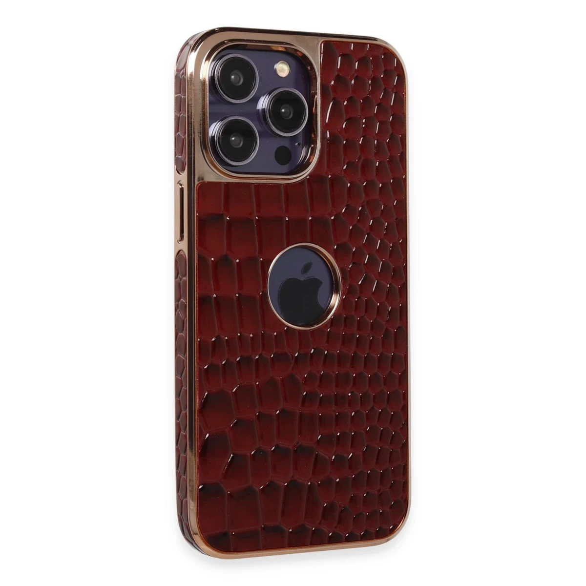 Apple iPhone 14 Pro Kılıf Snake Kapak - Bordo