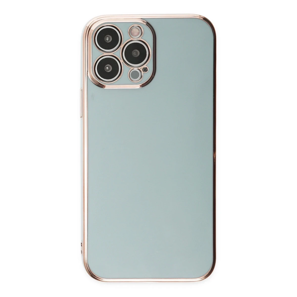 Apple iPhone 14 Pro Kılıf Volet Silikon - Açık Yeşil