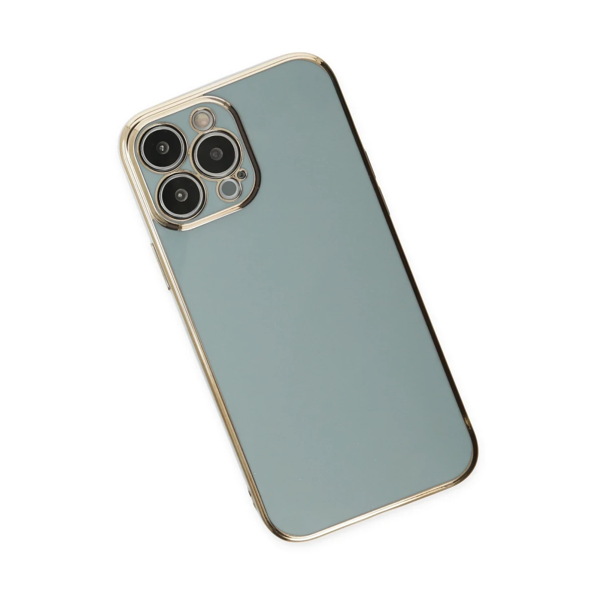 Apple iPhone 14 Pro Kılıf Volet Silikon - Açık Yeşil