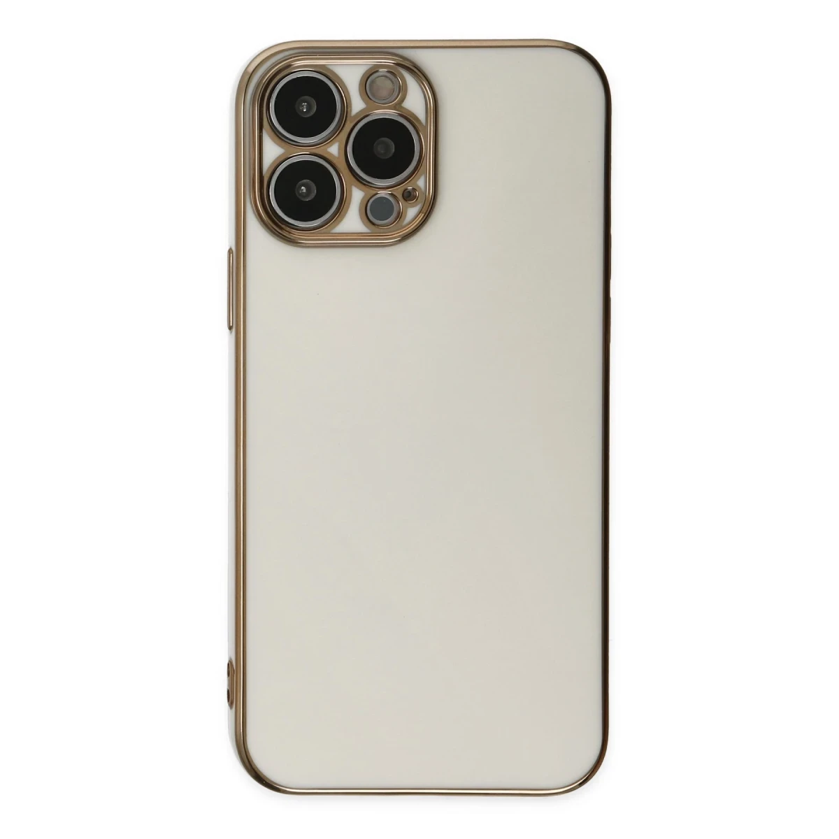 Apple iPhone 14 Pro Kılıf Volet Silikon - Beyaz