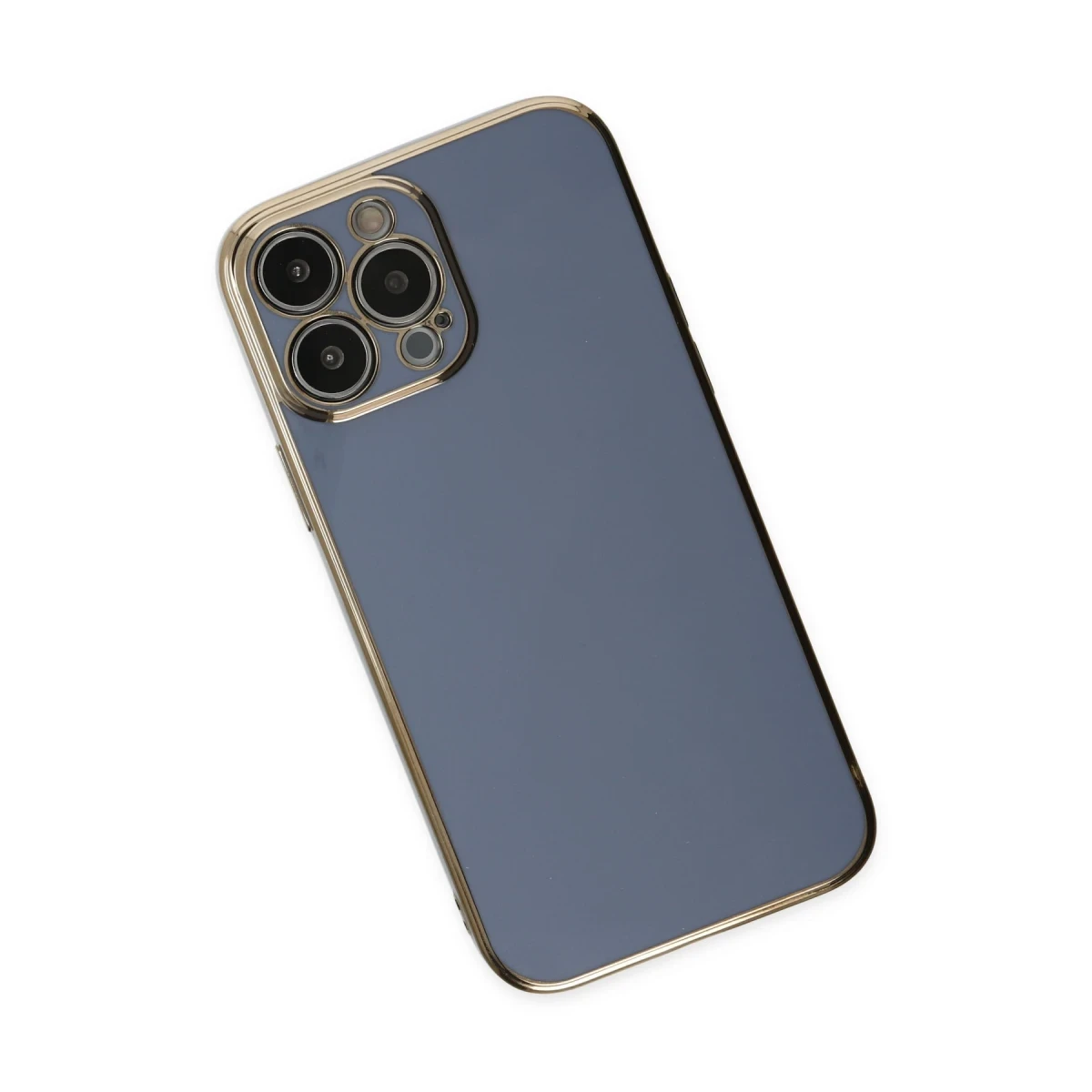Apple iPhone 14 Pro Kılıf Volet Silikon - Mavi