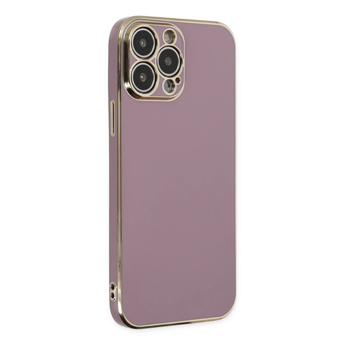 Apple iPhone 14 Pro Kılıf Volet Silikon - Mor