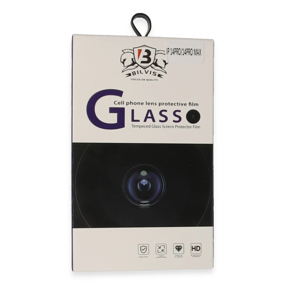 Apple iPhone 14 Pro Max Bilvis Titan Kamera Lens - Siyah