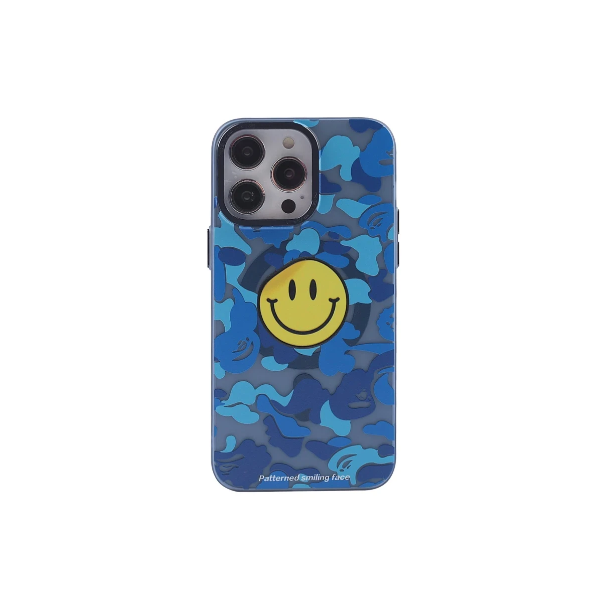 Apple iPhone 14 Pro Max Kılıf Apollo Magneticsafe Desenli Kapak - Apollo Mavi - 1