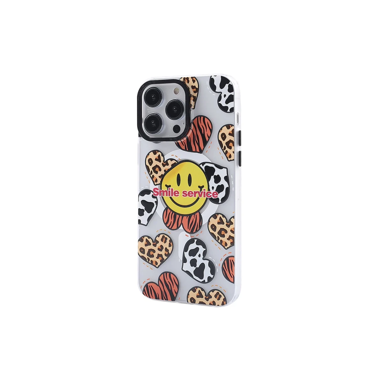 Apple iPhone 14 Pro Max Kılıf Apollo Magneticsafe Desenli Kapak - Apollo Şeffaf - 2
