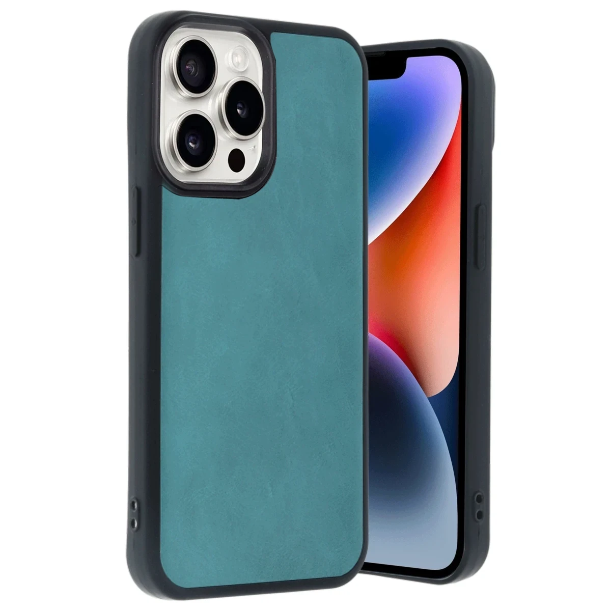 Apple iPhone 14 Pro Max Kılıf Aras Deri Kapak - Açık Yeşil