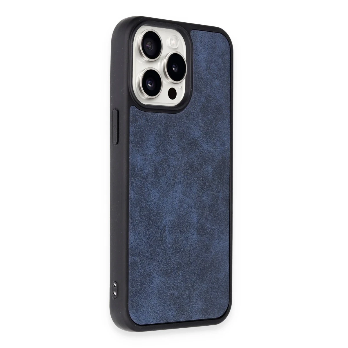 Apple iPhone 14 Pro Max Kılıf Aras Deri Kapak - Lacivert