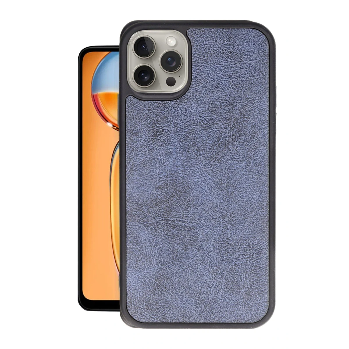 Apple iPhone 14 Pro Max Kılıf Aras Deri Kapak - Lacivert