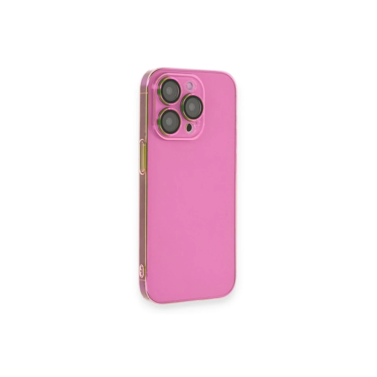 Apple iPhone 14 Pro Max Kılıf Armada Lensli Kapak - Pembe