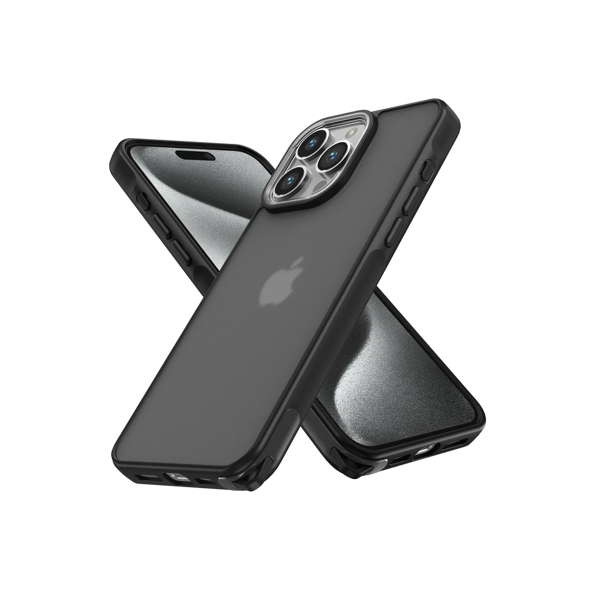 Apple iPhone 14 Pro Max Kılıf Elegant Kapak - Siyah