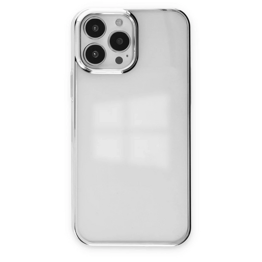 Apple iPhone 14 Pro Max Kılıf Element Silikon - Gümüş