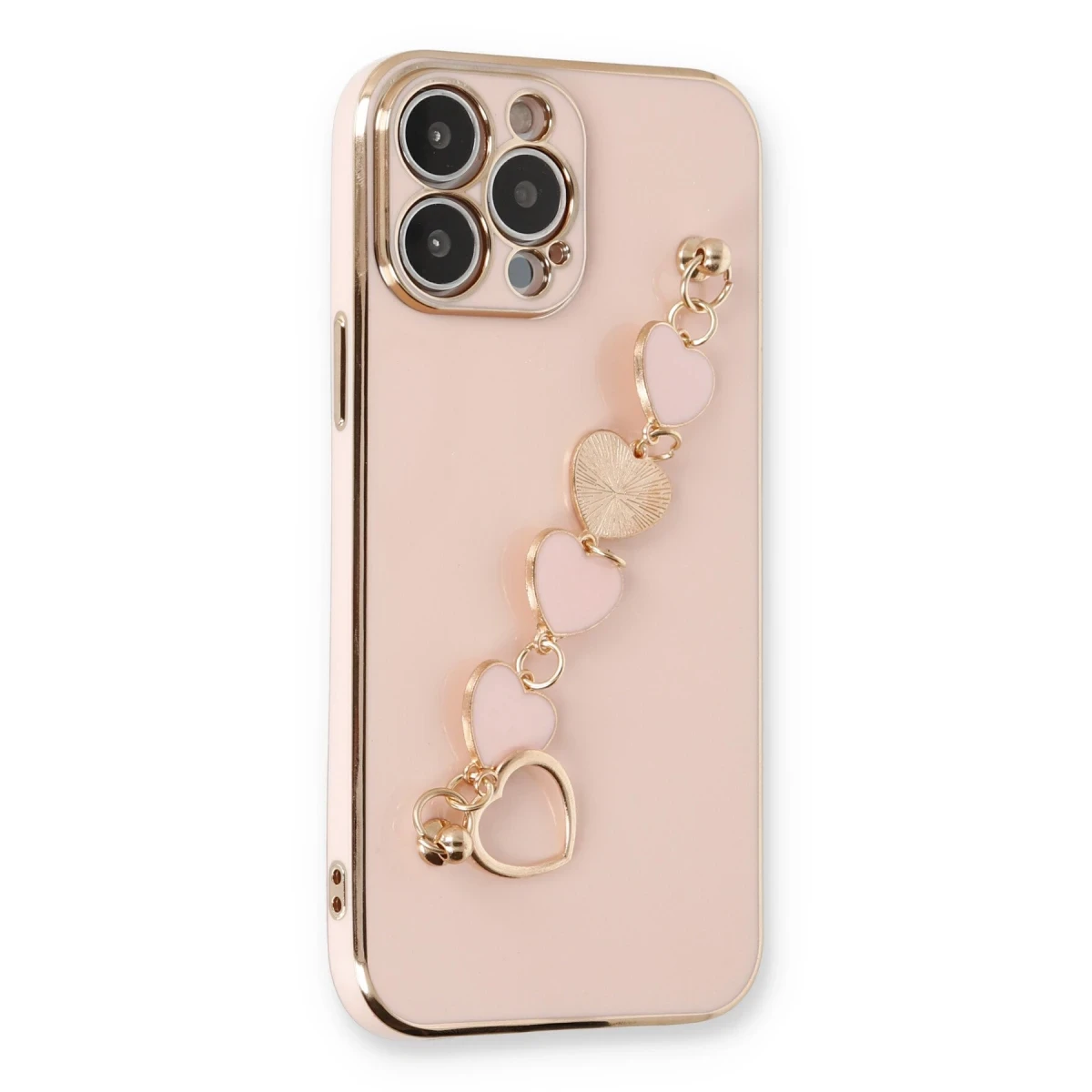 Apple iPhone 14 Pro Max Kılıf Esila Silikon - Pudra