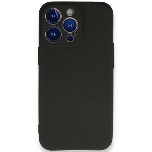 Apple iPhone 14 Pro Max Kılıf First Silikon - Siyah