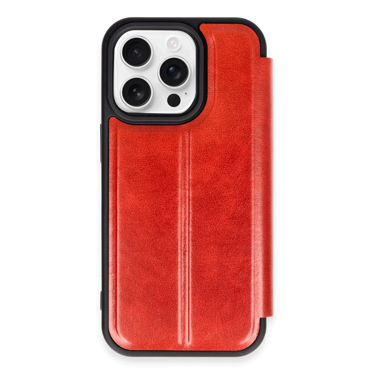 Apple iPhone 14 Pro Max Kılıf Flip Cover - Kırmızı