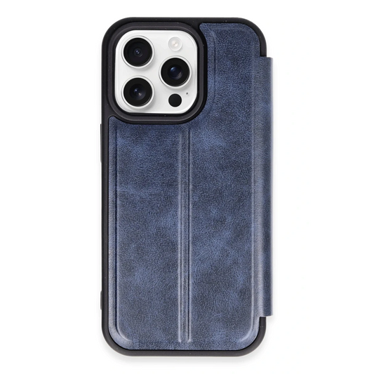 Apple iPhone 14 Pro Max Kılıf Flip Cover - Lacivert