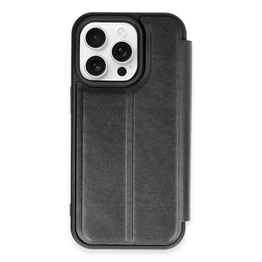 Apple iPhone 14 Pro Max Kılıf Flip Cover - Siyah