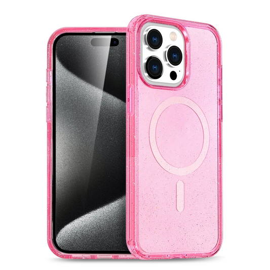 Apple iPhone 14 Pro Max Kılıf Star Magsafe Kapak - Pembe