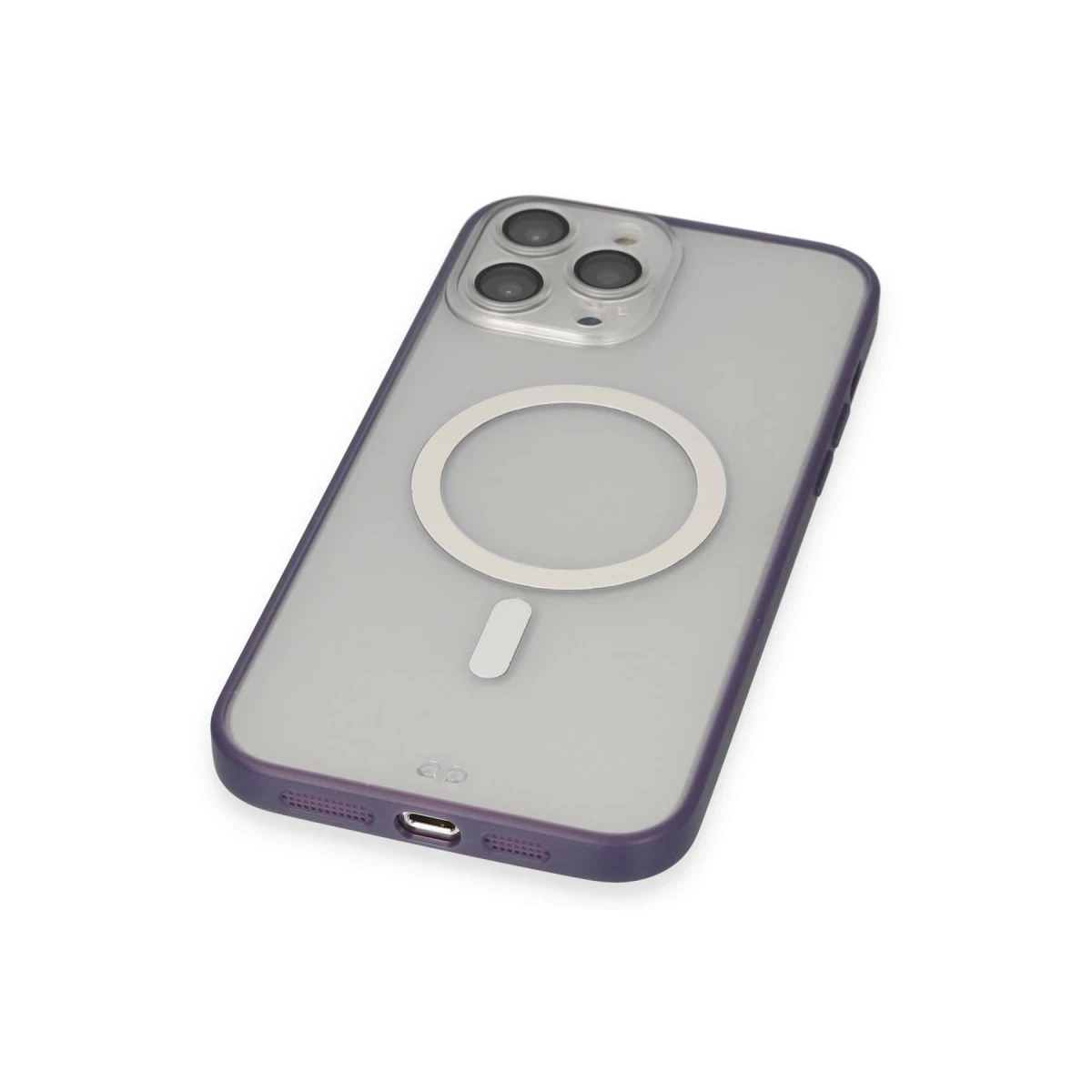 Apple iPhone 14 Pro Max Kılıf Grand Magneticsafe Kapak - Mor