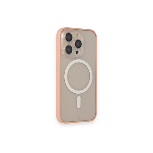 Apple iPhone 14 Pro Max Kılıf Grand Magneticsafe Kapak - Pembe