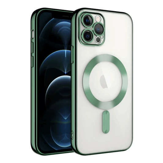 Apple iPhone 14 Pro Max Kılıf Kross Magneticsafe Kapak - Koyu Yeşil