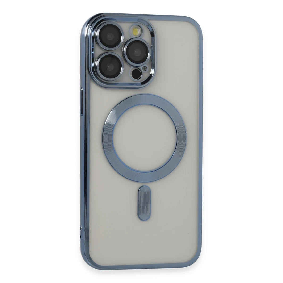 Apple iPhone 14 Pro Max Kılıf Kross Magneticsafe Kapak - Sierra Blue