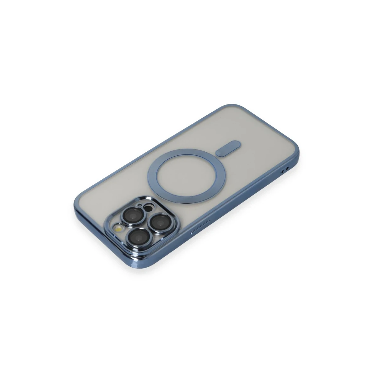 Apple iPhone 14 Pro Max Kılıf Kross Magneticsafe Kapak - Sierra Blue