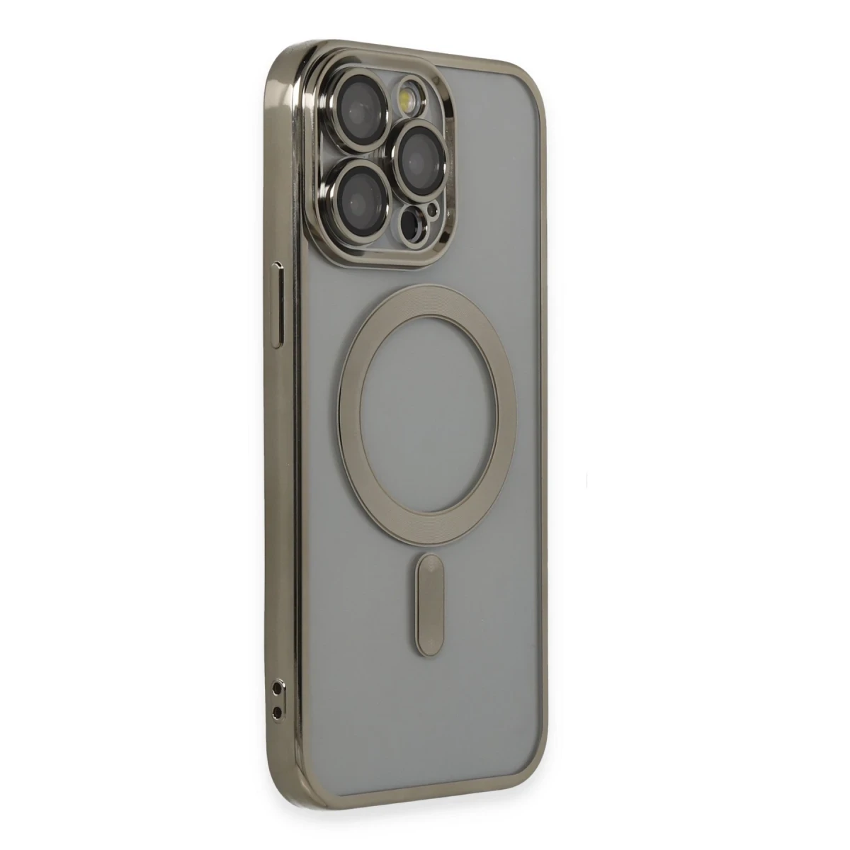 Apple iPhone 14 Pro Max Kılıf Kross Magneticsafe Kapak - Titan Gri