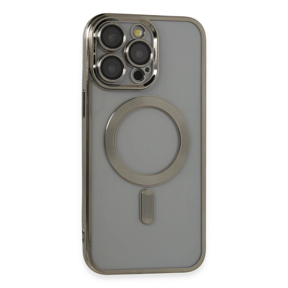Apple iPhone 14 Pro Max Kılıf Kross Magneticsafe Kapak - Titan Gri
