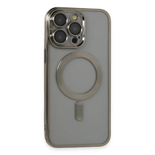 Apple iPhone 14 Pro Max Kılıf Kross Magneticsafe Kapak - Titan Gri