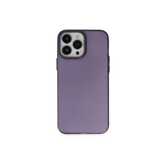 Apple iPhone 14 Pro Max Kılıf Modos Metal Kapak - Derin Mor