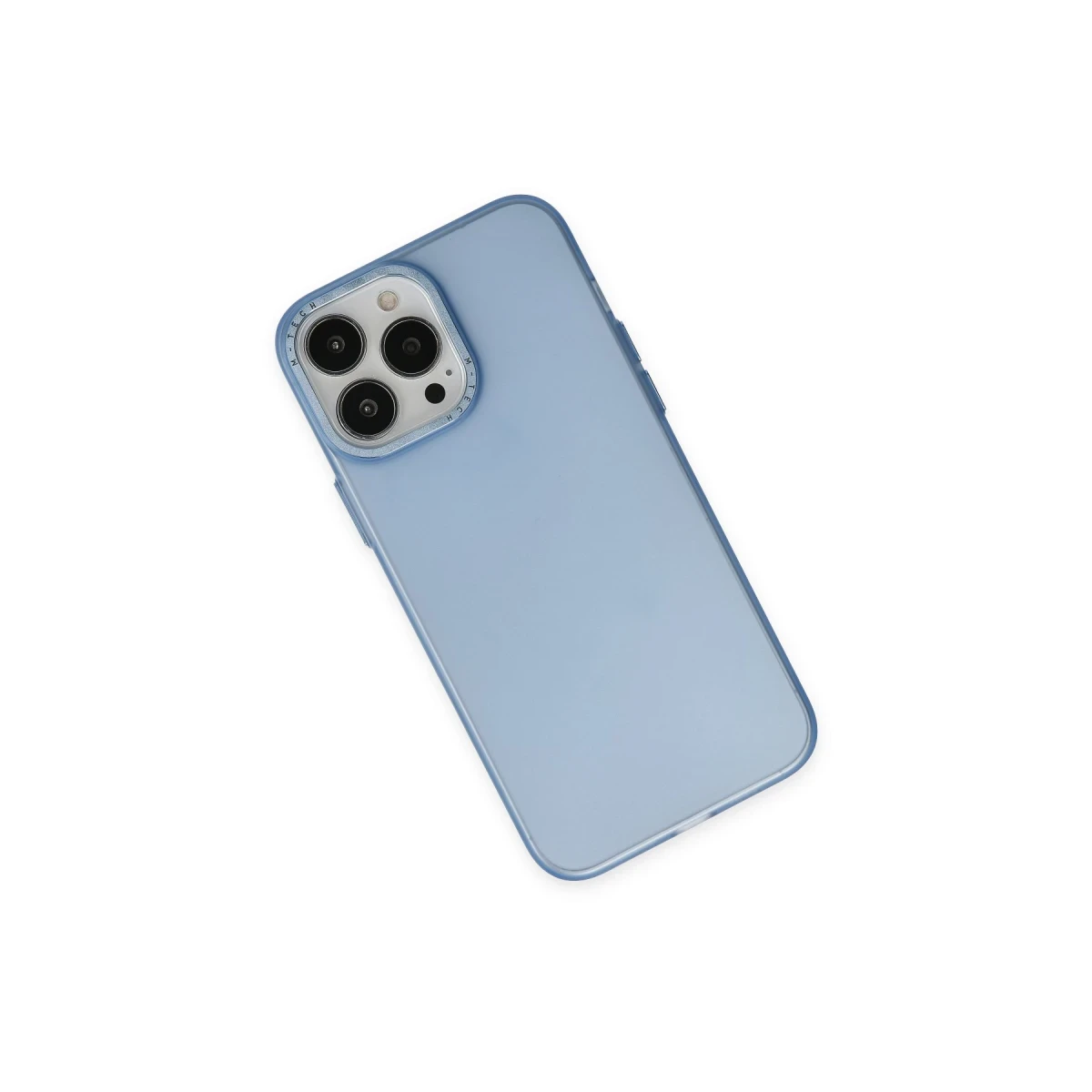 Apple iPhone 14 Pro Max Kılıf Modos Metal Kapak - Mavi