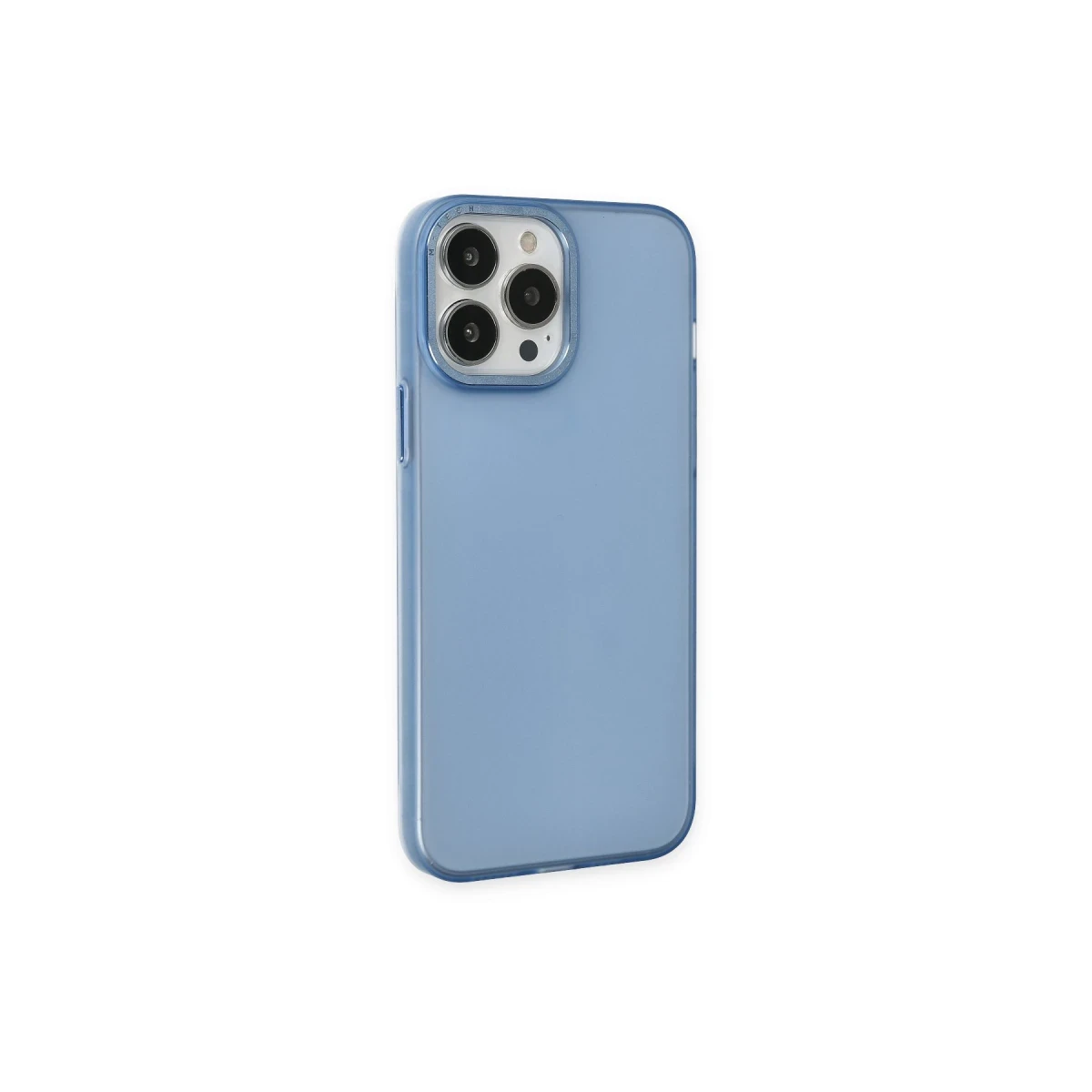 Apple iPhone 14 Pro Max Kılıf Modos Metal Kapak - Mavi