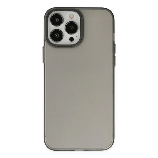 Apple iPhone 14 Pro Max Kılıf Modos Metal Kapak - Siyah