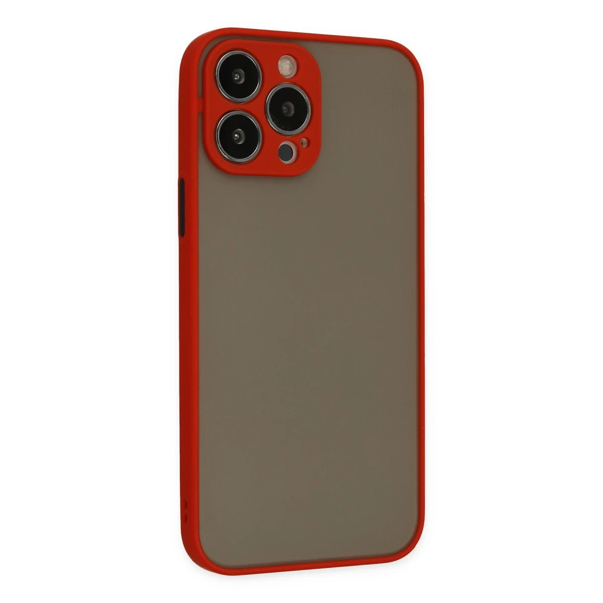 Apple iPhone 14 Pro Max Kılıf Montreal Silikon Kapak - Kırmızı