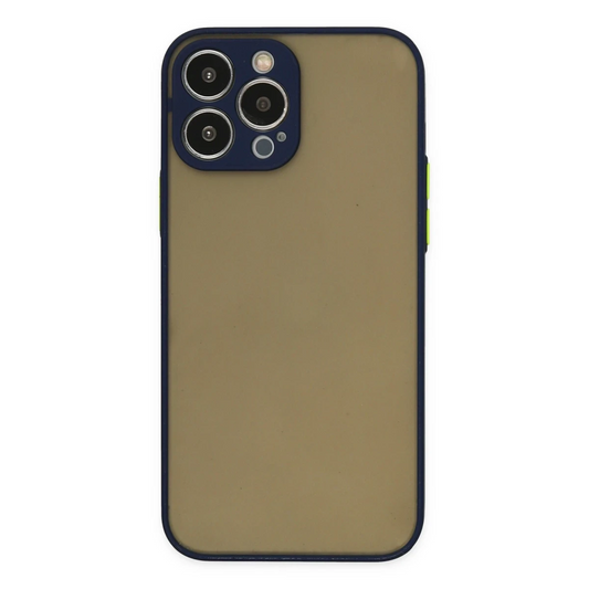 Apple iPhone 14 Pro Max Kılıf Montreal Silikon Kapak - Lacivert