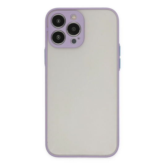 Apple iPhone 14 Pro Max Kılıf Montreal Silikon Kapak - Mor