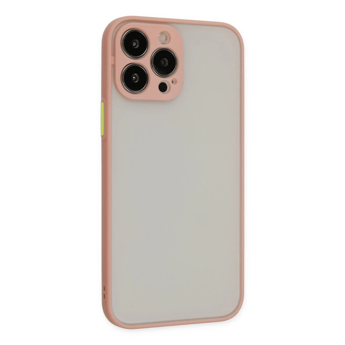 Apple iPhone 14 Pro Max Kılıf Montreal Silikon Kapak - Pembe