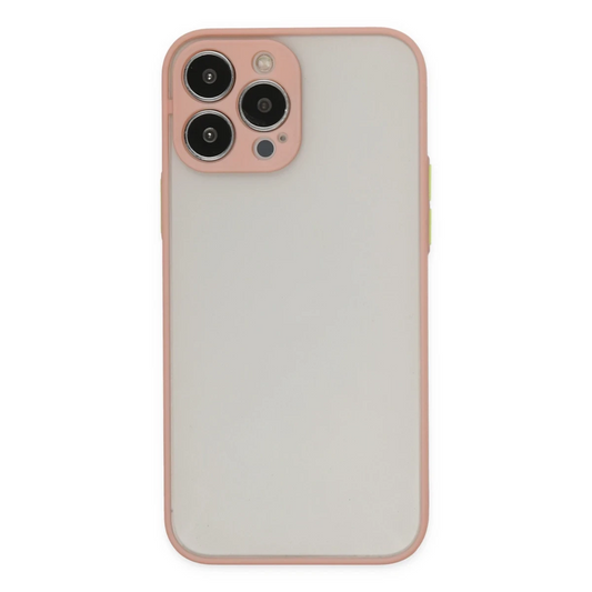 Apple iPhone 14 Pro Max Kılıf Montreal Silikon Kapak - Pembe