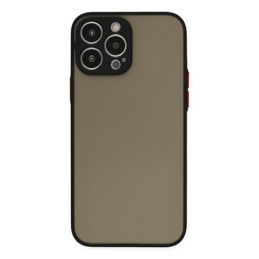 Apple iPhone 14 Pro Max Kılıf Montreal Silikon Kapak - Siyah